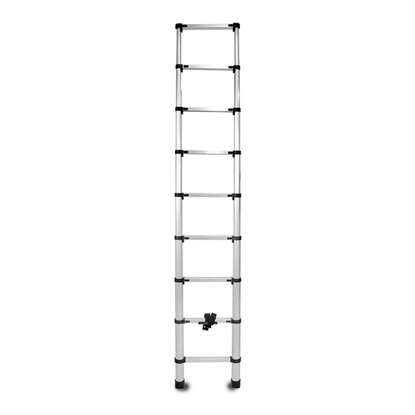IRIS TOOLS HL-100 2,6 m teleszkópos acél létra, 125 kg teherbírás
