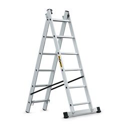IRIS TOOLS HL-200 2x6 lépcsős alumínium létra, 150 kg
