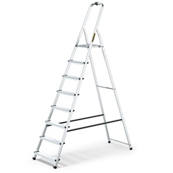 IRIS TOOLS HL-800-8S 8 lépcsős alumínium létra, 125 kg