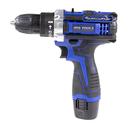 IRIS TOOLS ITDM-100 Akkus fúró és csavarbehajtó szett (táska + fúró + 2 akku + töltő), 21 V