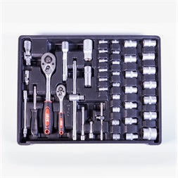 IRIS TOOLS TS-1-008 műanyag táskában szerszámkészlet