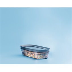 IRIS G-894 VINTO négyzetes ételtároló doboz 650ml 19x11x5,5cm