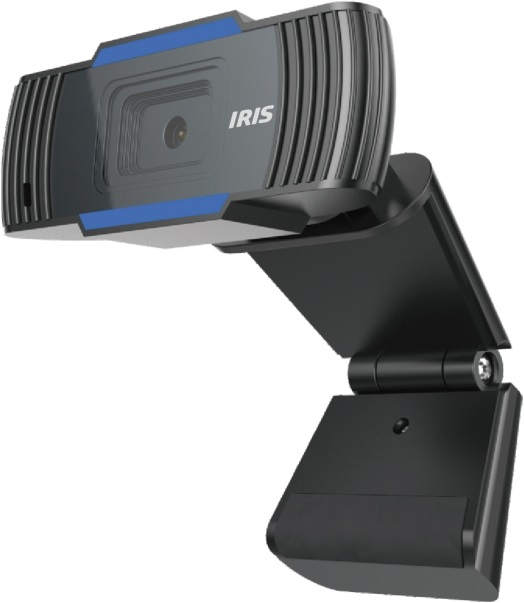 IRIS W-25 mikrofonos fekete/kék webkamera