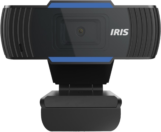 IRIS W-25 mikrofonos fekete/kék webkamera