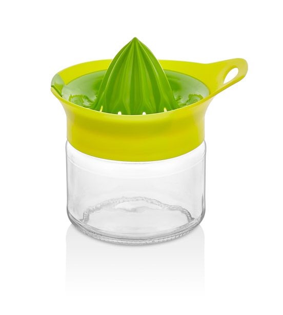 IRIS citrom facsaró tartállyal 300ml, zöld, narancs vagy citromsárga színű HN-1901