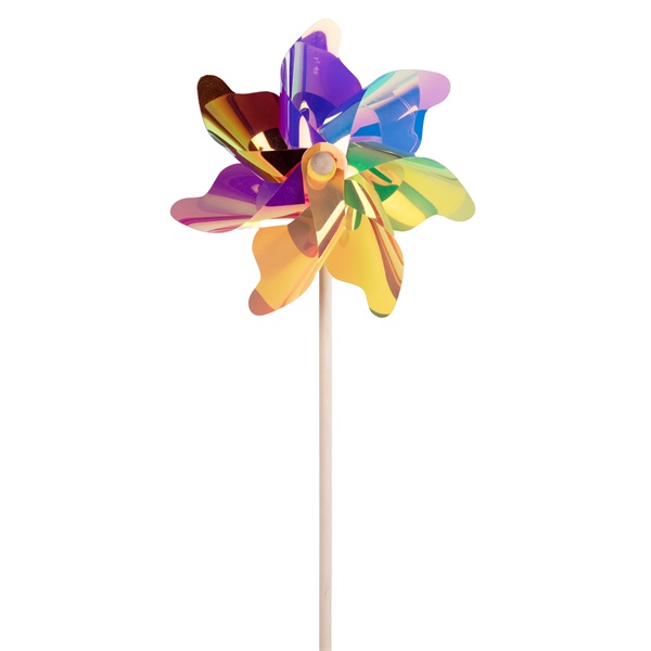 IRIS dekor műanyag szélforgó multicolor 22x55cm