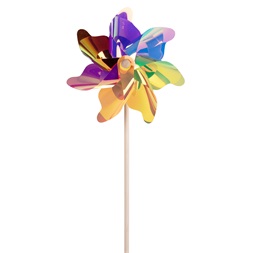 IRIS dekor műanyag szélforgó multicolor 22x55cm