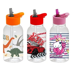 IRIS kulacs szívószállal 460ml vegyes minta 161807-849