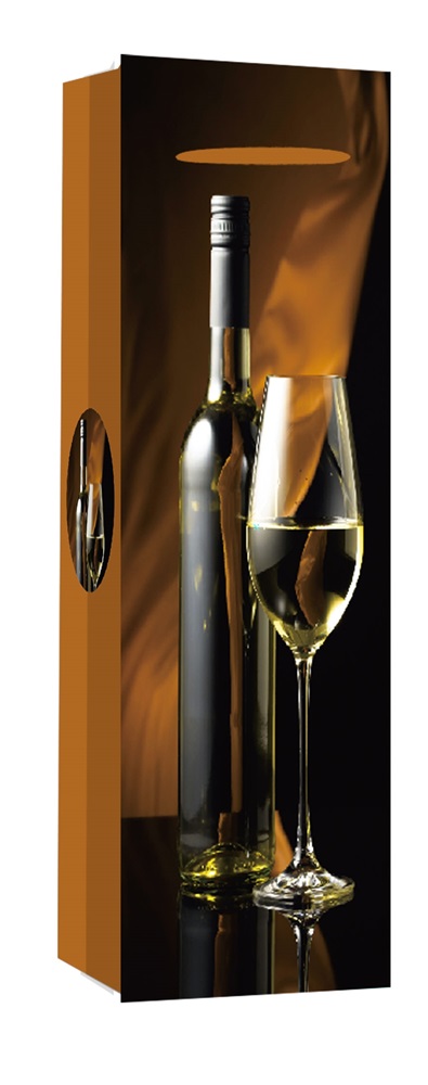 IRIS matt papírtasak boros 12 x 36cm