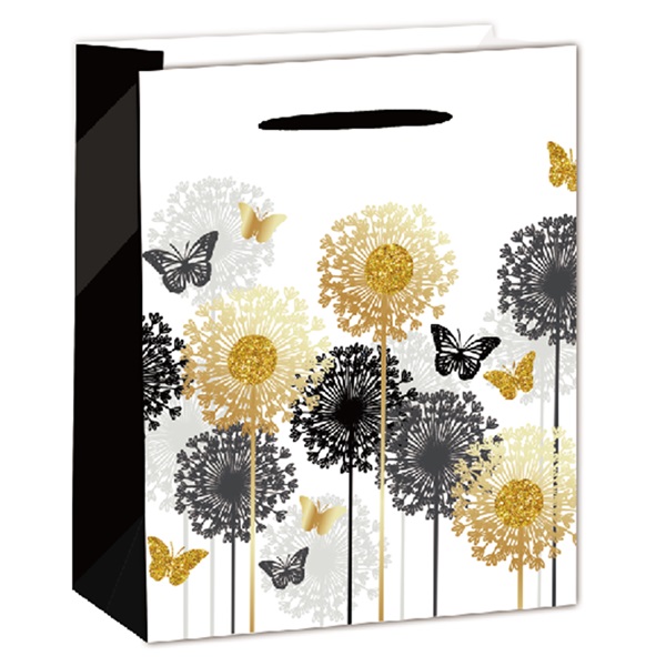 IRIS matt papírtasak hot stamp gyermekláncfű 31 x 42cm