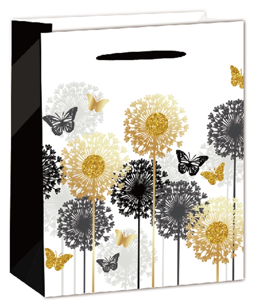 IRIS matt papírtasak hot stamp gyermekláncfű 31 x 42cm