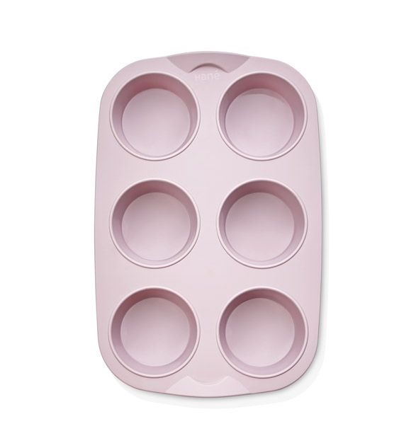 IRIS szilikon muffin sütőforma 6 darabhoz, szürke, fekete vagy piros színű SL-3208