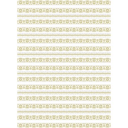 IRIS tekercses csomagoló fényes papír, henger, arany/ezüst, különböző mintákkal, 200x70cm, 60g/m2