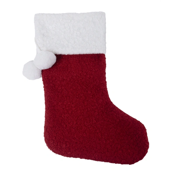 IRIS textil akasztós zokni, bordó és fehér szélű 42 x 28cm