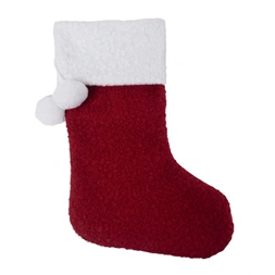 IRIS textil akasztós zokni, bordó és fehér szélű 42 x 28cm