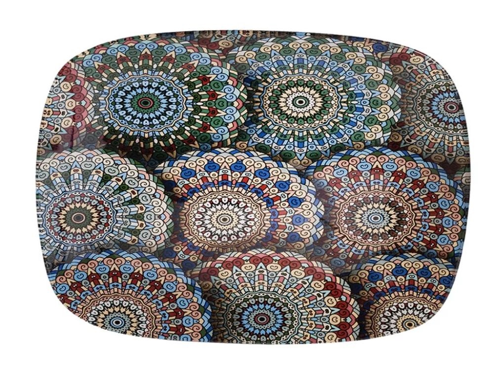 IRIS üveg kínáló  mandala minta minta 30x20cm