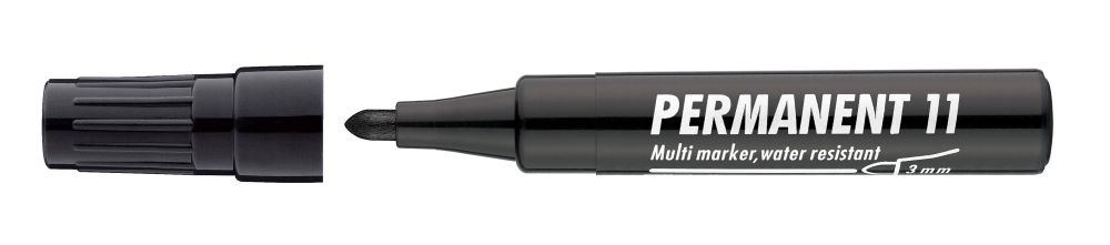 ICO Permanent 11 fekete marker