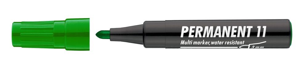 ICO Permanent 11 zöld marker