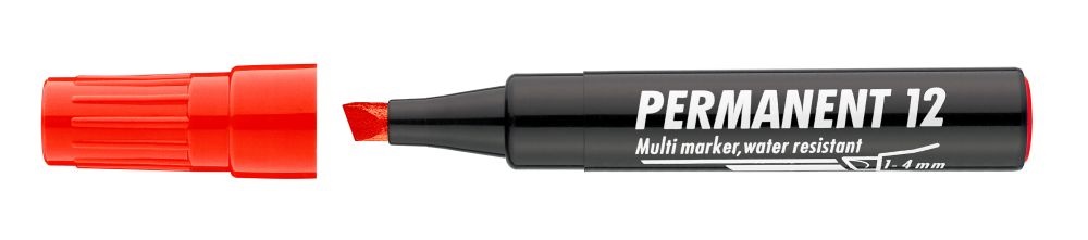 ICO Permanent 12 piros marker