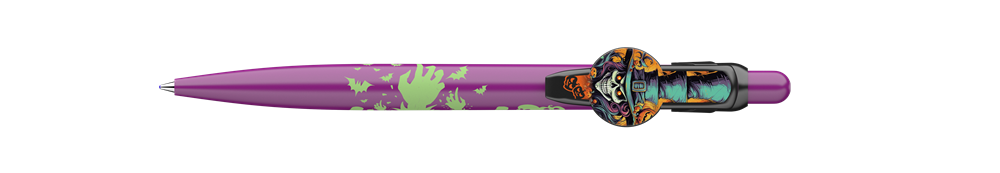 Ico Halloween Z10  lila-fekete golyóstoll