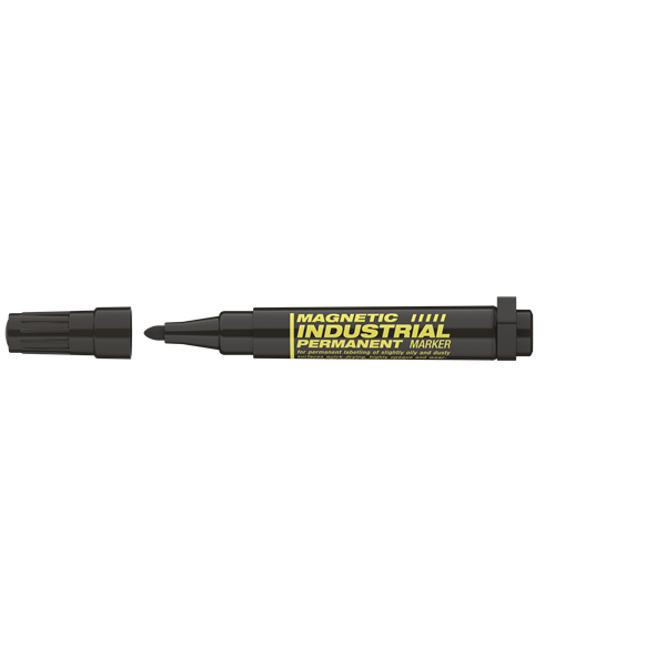 Ico Magnetic Industrial 11XXL fekete D12 alkoholos ipari marker