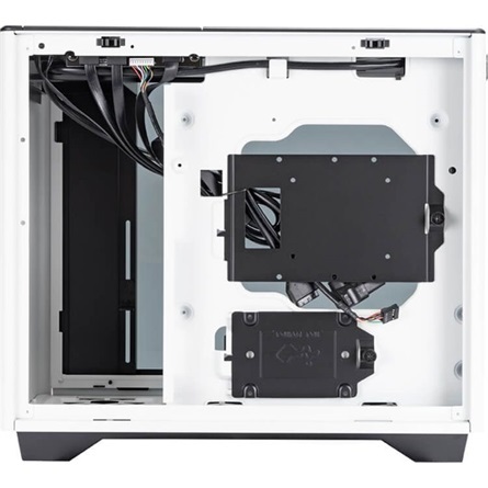 InWin A3 táp nélküli ablakos MT Mini Tower számítógépház fehér