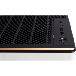 InWin A3 táp nélküli ablakos MT Mini Tower számítógépház fehér