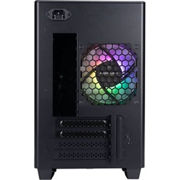InWin A3 táp nélküli ablakos MT Mini Tower számítógépház fekete