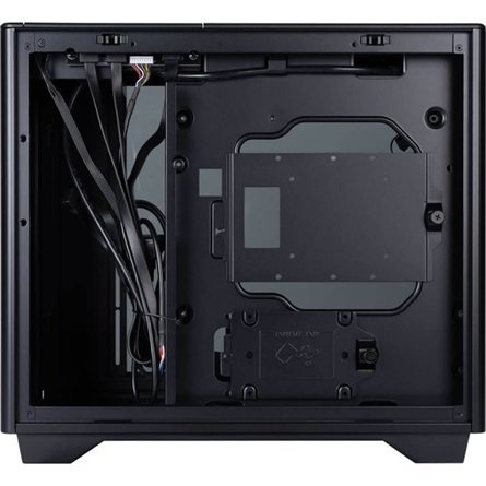 InWin A3 táp nélküli ablakos MT Mini Tower számítógépház fekete