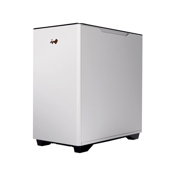 InWin A5 táp nélküli ablakos Mid Tower számítógépház fehér