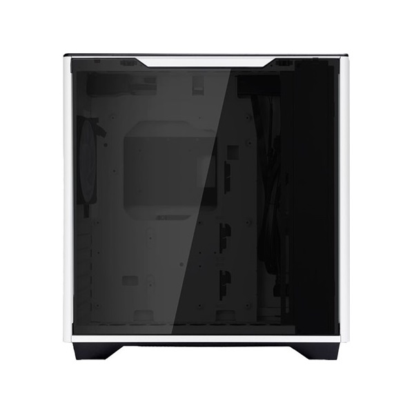 InWin A5 táp nélküli ablakos Mid Tower számítógépház fehér