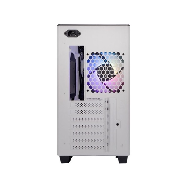 InWin A5 táp nélküli ablakos Mid Tower számítógépház fehér