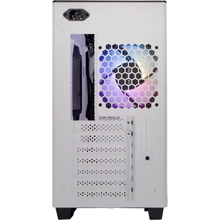InWin A5 táp nélküli ablakos Mid Tower számítógépház fehér