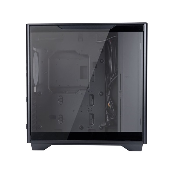 InWin A5 táp nélküli ablakos Mid Tower számítógépház fekete
