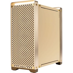 InWin DUBILI Assembled táp nélküli ablakos Full Tower számítógépház arany
