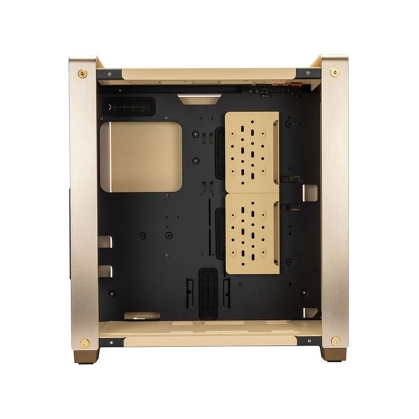 InWin DUBILI Assembled táp nélküli ablakos Full Tower számítógépház arany