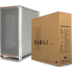InWin DUBILI Assembled táp nélküli ablakos Full Tower számítógépház szürke