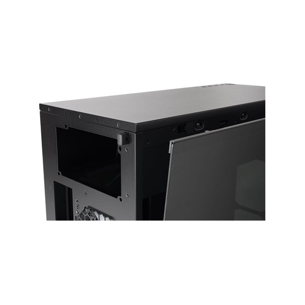 InWin N127 táp nélküli ablakos Mid Tower számítógépház fekete