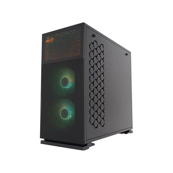 InWin N127 táp nélküli ablakos Mid Tower számítógépház fekete
