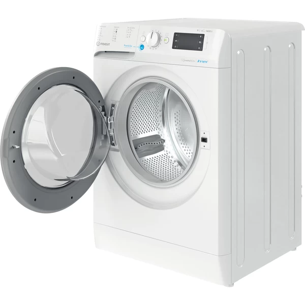 Indesit BDE 961483X WS EU N fehér, elöltöltős, max.1400ford., 9 kg/6 kg, mosó-szárítógép