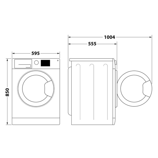 Indesit BDE 96436 EWSV EE mosó-szárítógép