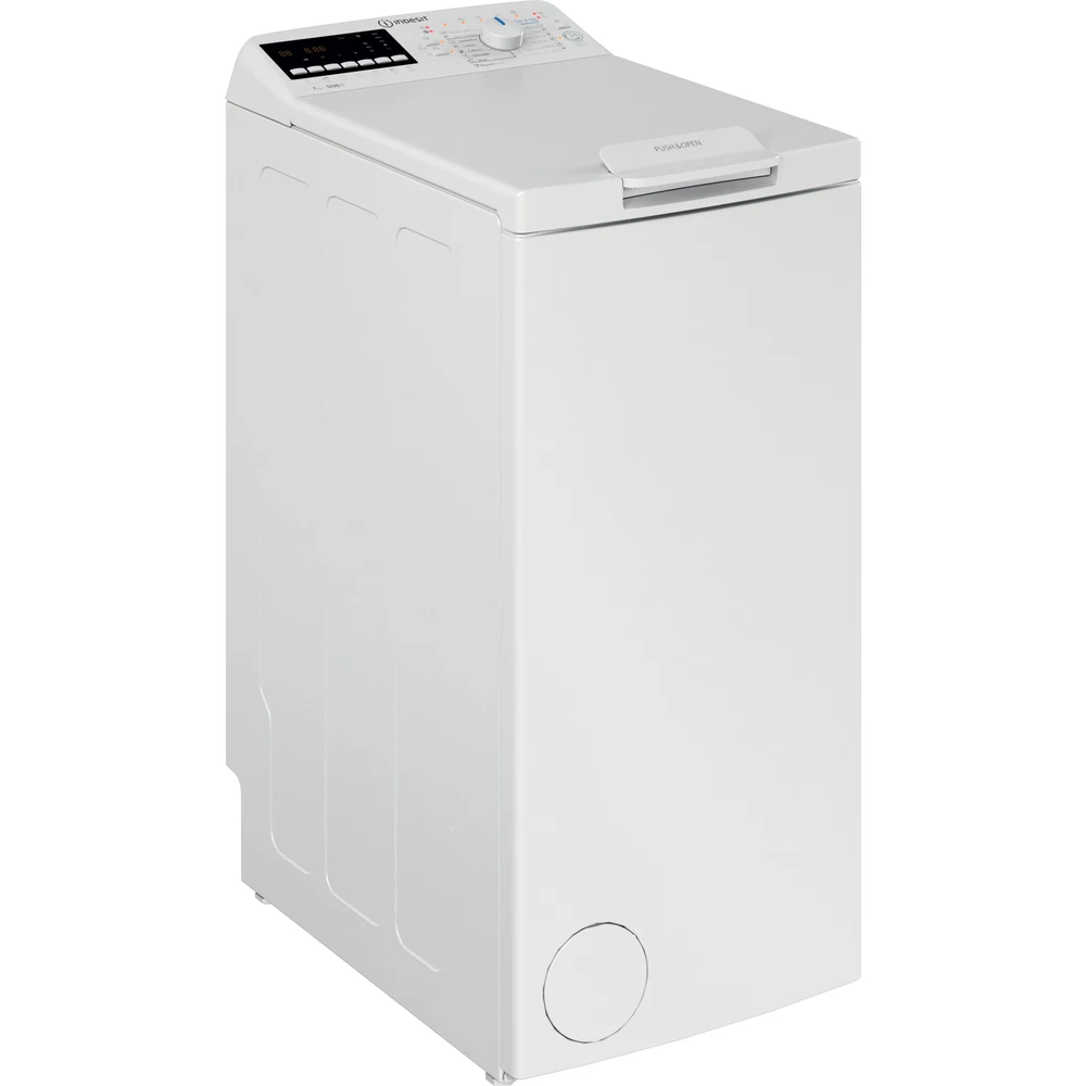 Indesit BTW B7220P EU/N fehér, felültöltős, max.1150ford., 7 kg, mosógép (Újszerű)