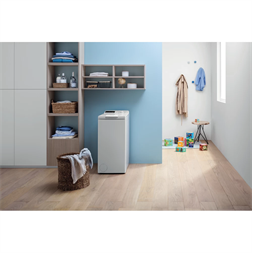 Indesit BTW B7220P EU/N fehér, felültöltős, max.1150ford., 7 kg, mosógép (Újszerű)