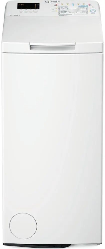 Indesit BTW S50400 EU N fehér, felültöltős, max.1000ford., 5 kg, mosógép