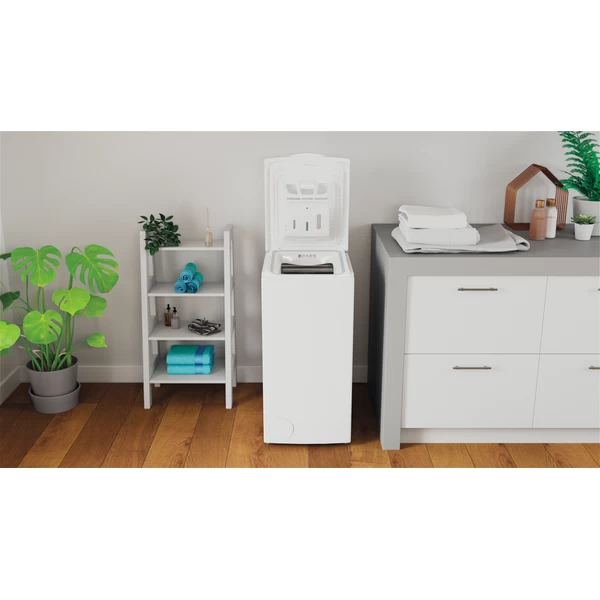 Indesit BTW S60400 EU/N fehér, felültöltős, max.1000ford., 6 kg, mosógép (Újszerű)