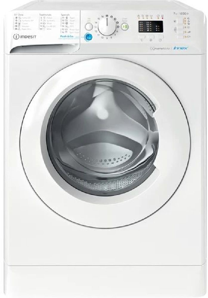 Indesit BWA 71295X W EE N fehér, elöltöltős, max.1200ford., 7 kg, mosógép