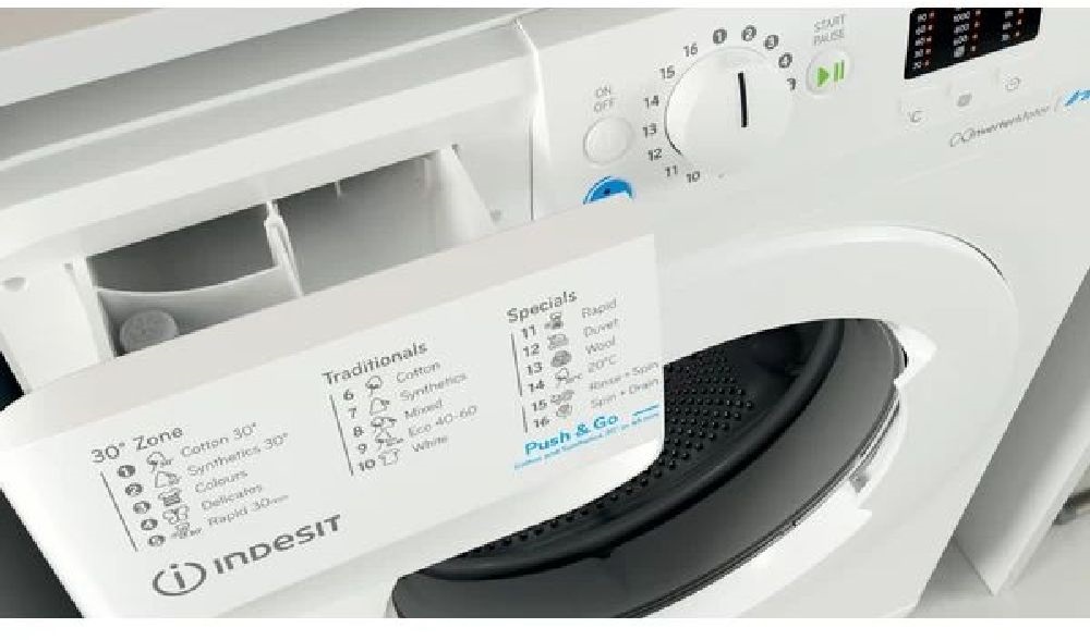 Indesit BWA 71295X W EE N fehér, elöltöltős, max.1200ford., 7 kg, mosógép