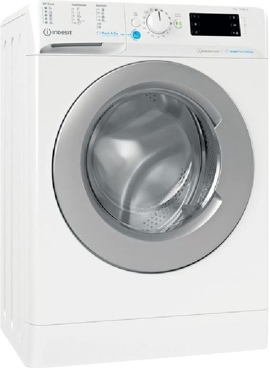 Indesit BWE 71295X WSV EE fehér, elöltöltős, max.1200ford., 7 kg, mosógép