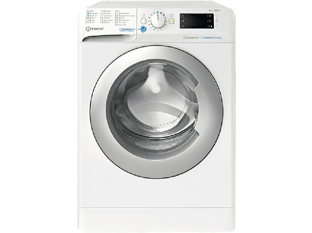 Indesit BWE 91496X WSV EE fehér, elöltöltős, max.1400ford., 9 kg, mosógép