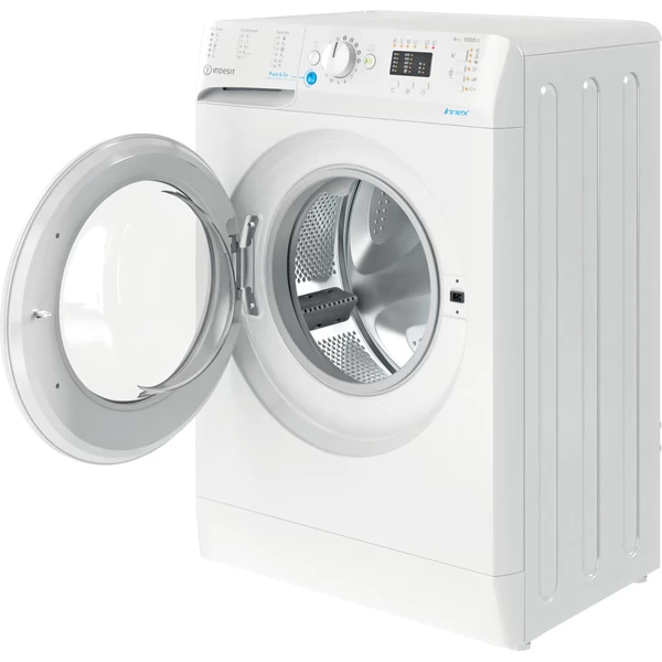 Indesit BWSA 61051 W EU N fehér, elöltöltős, max.1000ford., 6 kg, mosógép